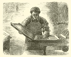 Il reverendo William Davy come suo stesso stampatore da English School